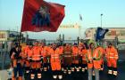 Hamnarbetare i solidaritetsaktion